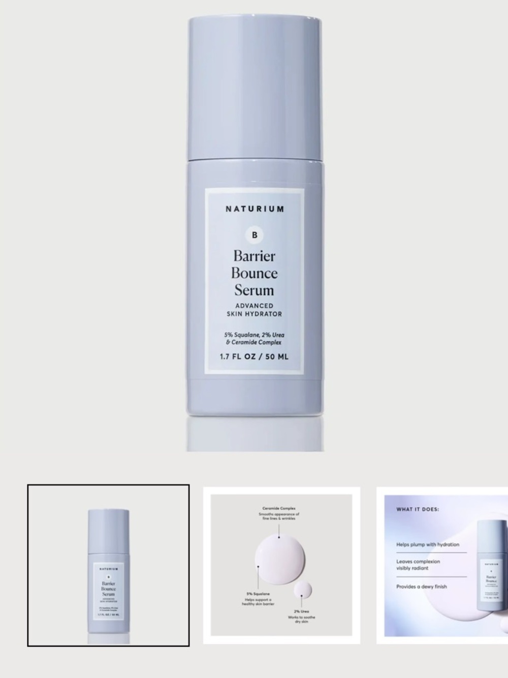 Naturium Barrier Bounce Serum - Light Lavender Bottle